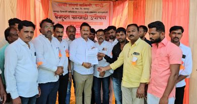 Abhijit Patil supported the hunger strike by the citizens of Madha taluk in Nagpur